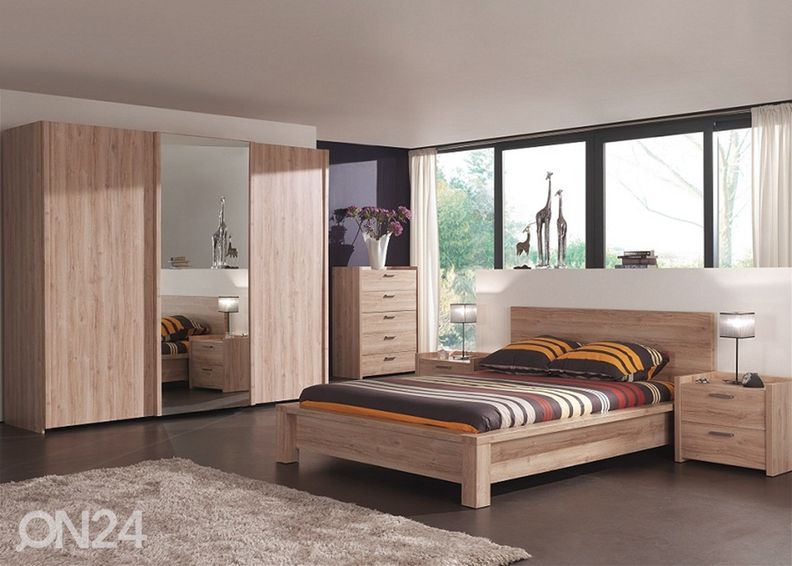 Lükandustega riidekapp Mona suurendatud