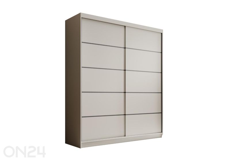 Lükandustega riidekapp Monte 180 cm suurendatud