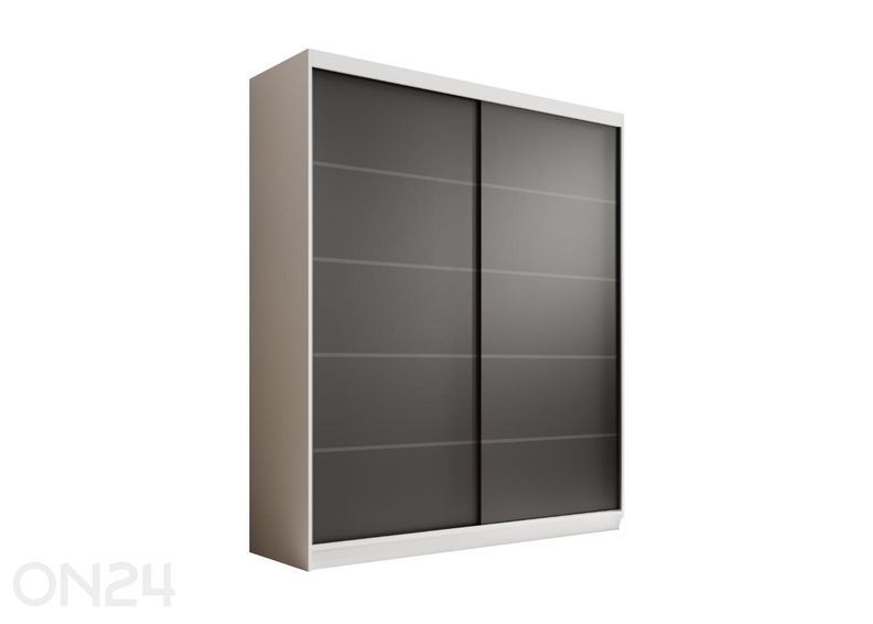 Lükandustega riidekapp Monte 180 cm suurendatud