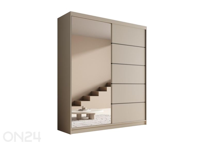 Lükandustega riidekapp Monte II 180 cm suurendatud