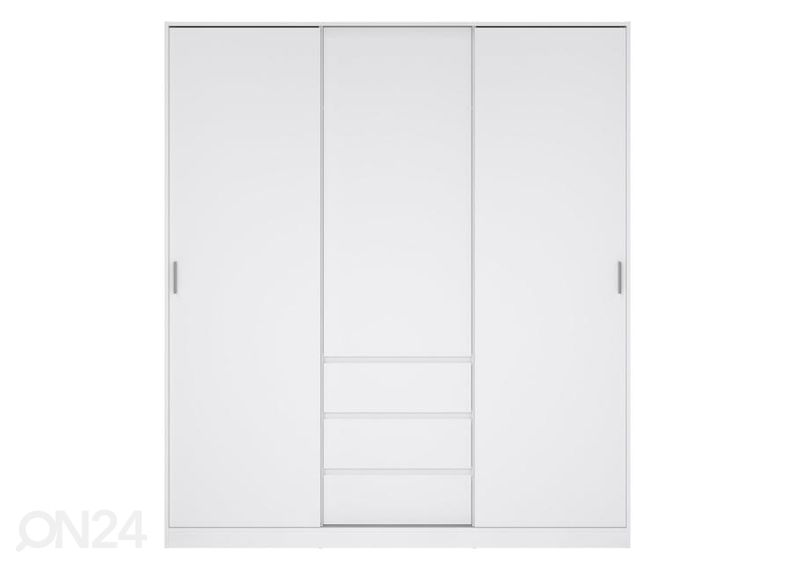 Lükandustega riidekapp Naia 177 cm suurendatud