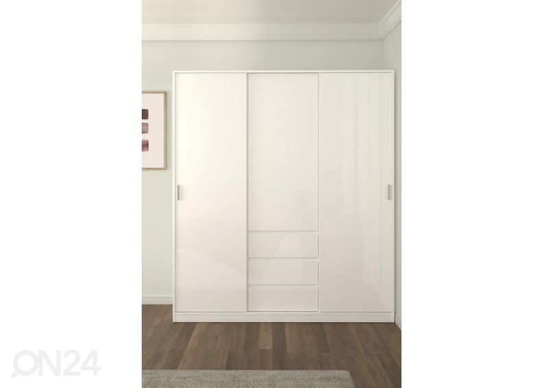 Lükandustega riidekapp Naia 177 cm suurendatud