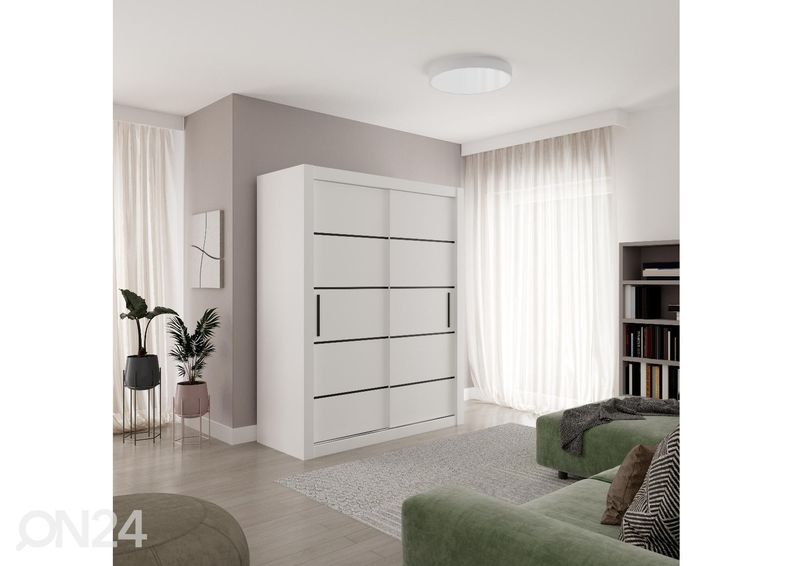 Lükandustega riidekapp Nica I 160 cm suurendatud