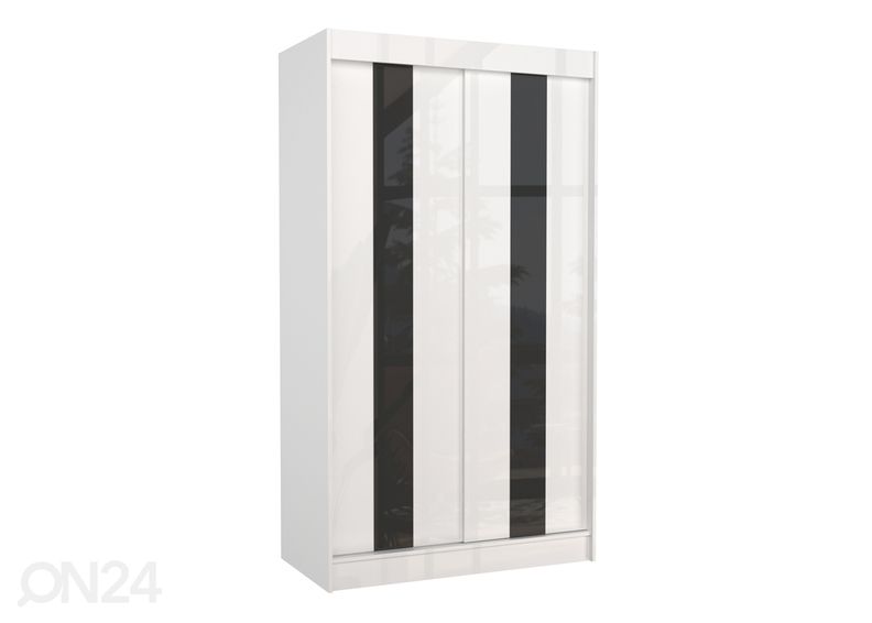 Lükandustega riidekapp Olivia II 120 cm suurendatud