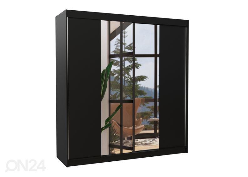 Lükandustega riidekapp Pausa 200 cm suurendatud