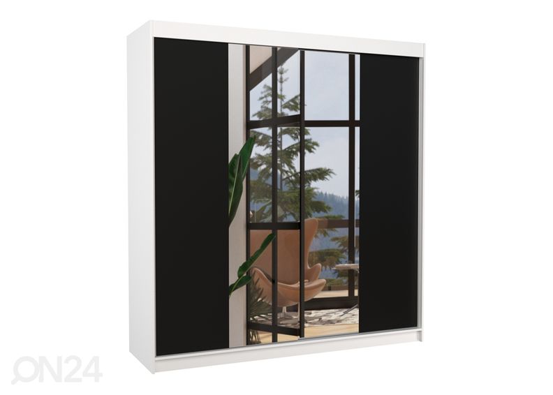 Lükandustega riidekapp Pausa 200 cm suurendatud