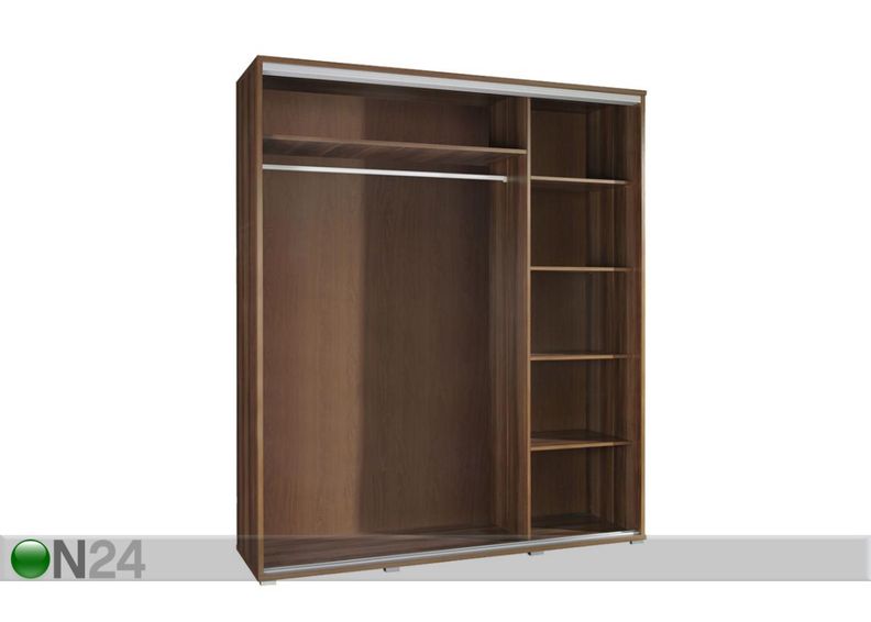 Lükandustega riidekapp Penelopa 155 cm graafikaga suurendatud