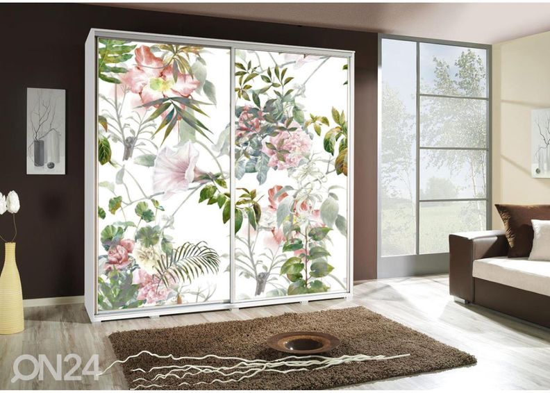 Lükandustega riidekapp Penelopa 205 cm graafikaga suurendatud