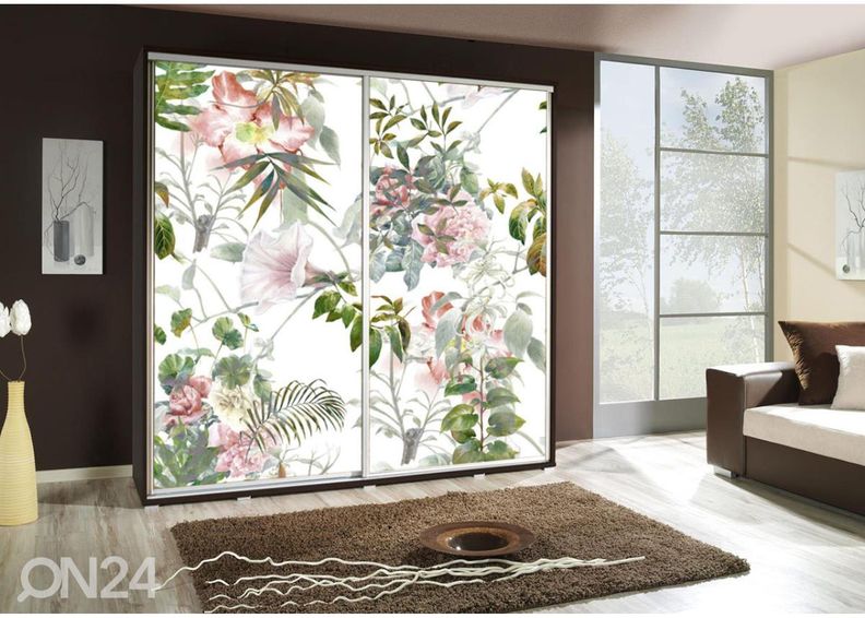 Lükandustega riidekapp Penelopa 205 cm graafikaga suurendatud