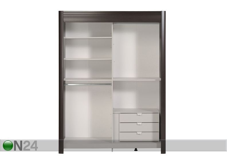 Lükandustega riidekapp Phenix 157 cm suurendatud