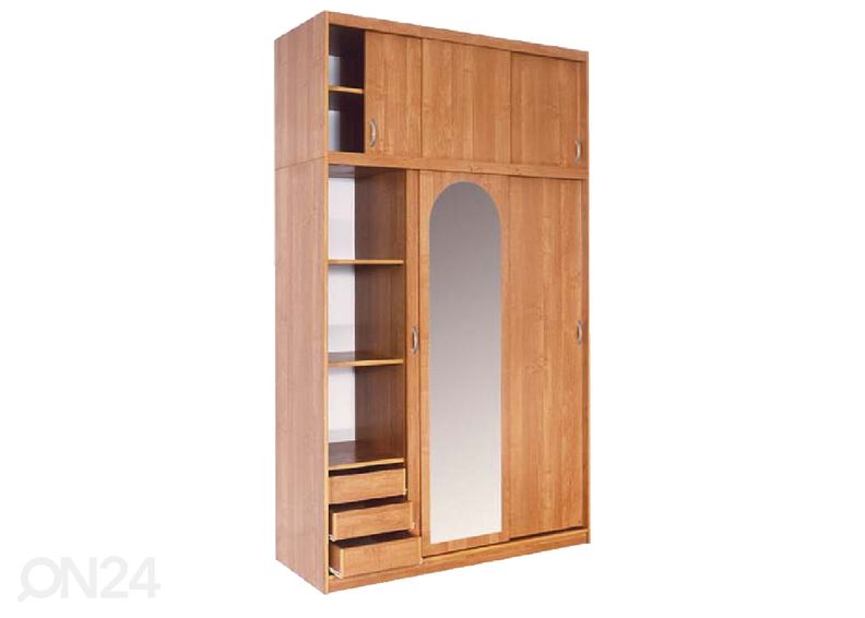 Lükandustega riidekapp Qamma 150 cm suurendatud