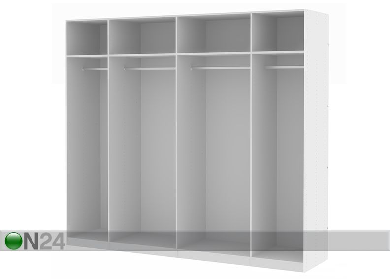 Lükandustega riidekapp Save h220 cm suurendatud