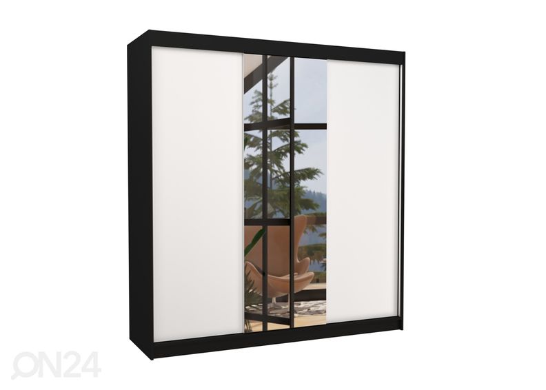 Lükandustega riidekapp Susana II 200 cm suurendatud