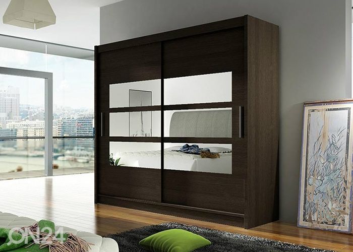 Lükandustega riidekapp Tamara 180 cm suurendatud