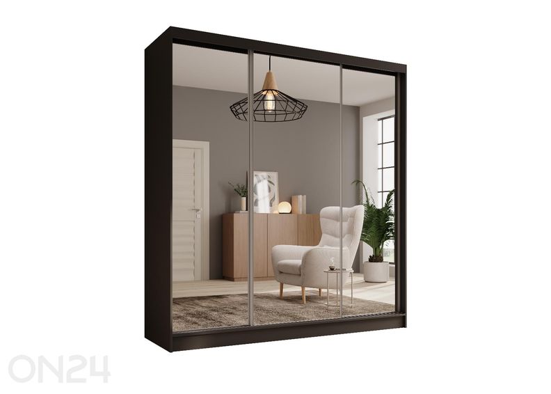 Lükandustega riidekapp Tirreno 200 cm suurendatud