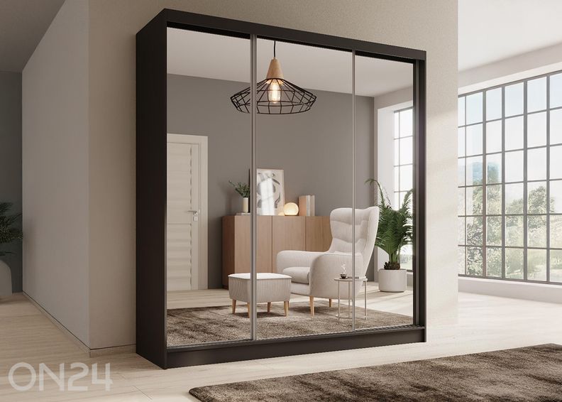 Lükandustega riidekapp Tirreno 200 cm suurendatud