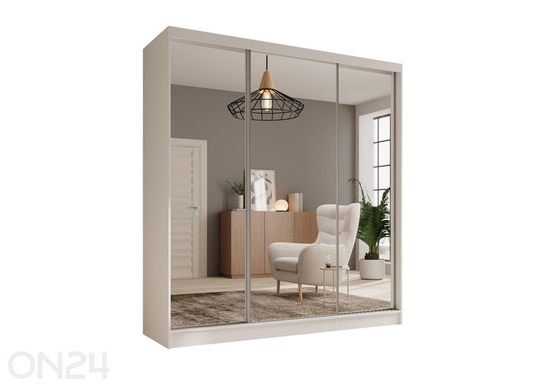 Lükandustega riidekapp Tirreno 200 cm suurendatud