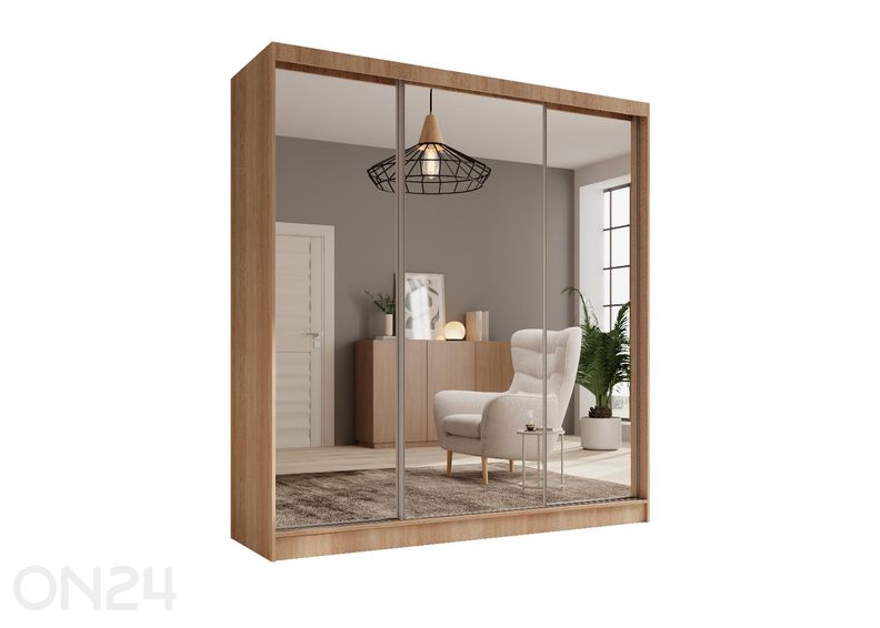 Lükandustega riidekapp Tirreno 200 cm suurendatud