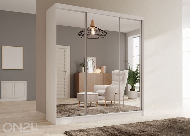 Lükandustega riidekapp Tirreno 200 cm suurendatud