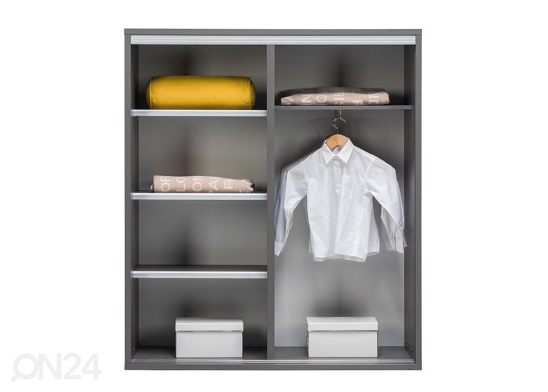 Lükandustega riidekapp Zonda suurendatud