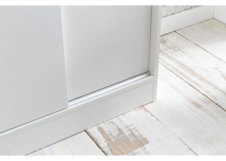 Lükanustega kummut/kapp 60 cm, valge suurendatud