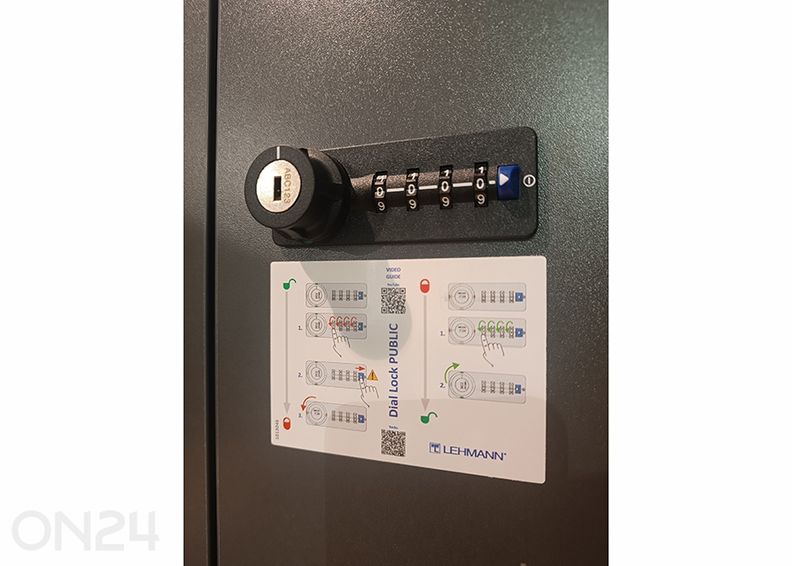 Lukustatav kapp Locked, 2 tk suurendatud