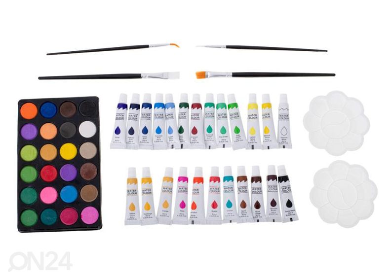 Maalimiskomplekt kohvris 145 tk suurendatud