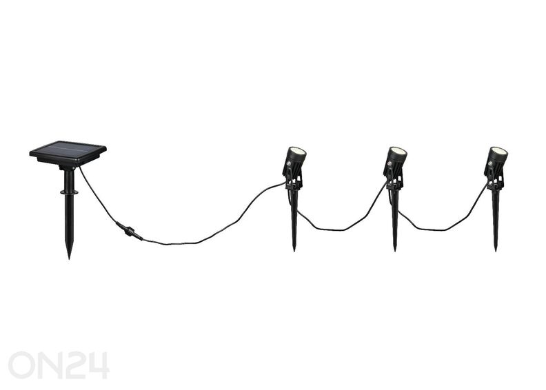 Maapinnavalgustid 3 tk päikesepatareil suurendatud
