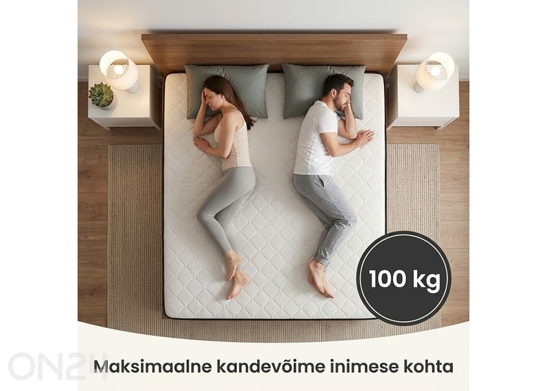Madrats + kaitselina 180x200 cm suurendatud