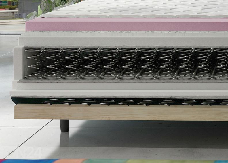 Madratsiga voodi 180x200 cm suurendatud