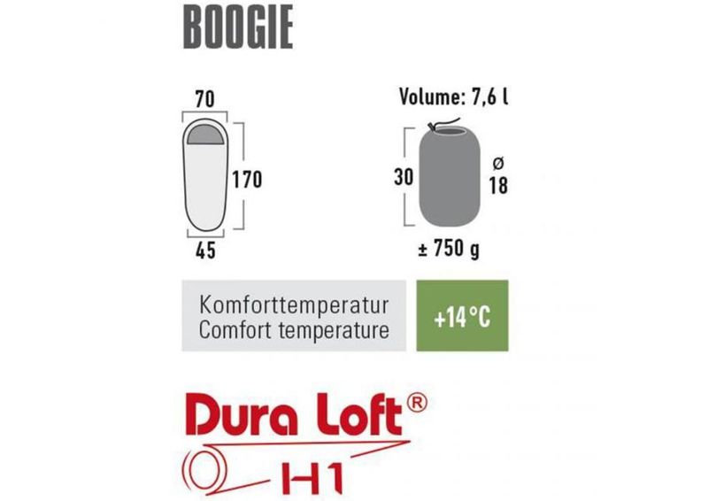 Magamiskott High Peak Boogie 170x70x45 cm suurendatud