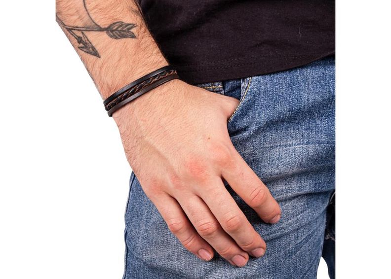 Magnetiga käevõru nahast Ballure W-TEC suurendatud