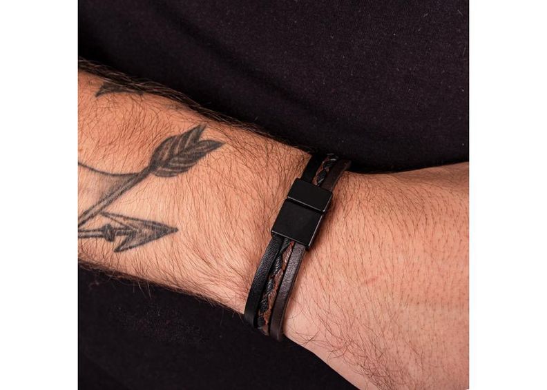 Magnetiga käevõru nahast Ballure W-TEC suurendatud