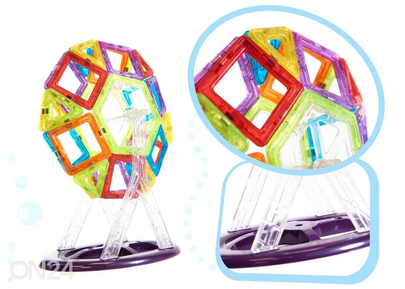 Magnetklotsid 158 tk suurendatud