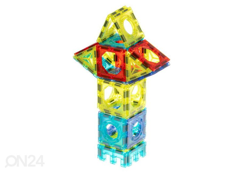 Magnetklotsid kuulirada helendava palliga 75 tk suurendatud