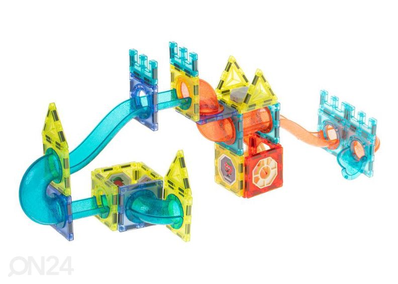 Magnetklotsid kuulirada helendava palliga 75 tk suurendatud