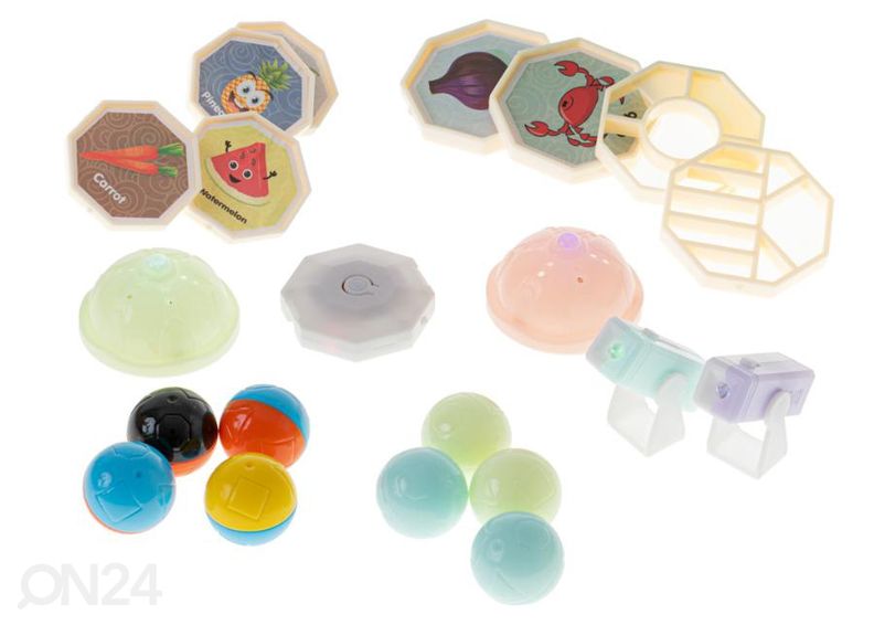 Magnetklotsid kuulirada helendava palliga 75 tk suurendatud