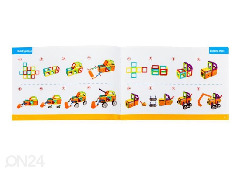 Magnetkonstruktor Masinad 162 tk Magical Magnet suurendatud