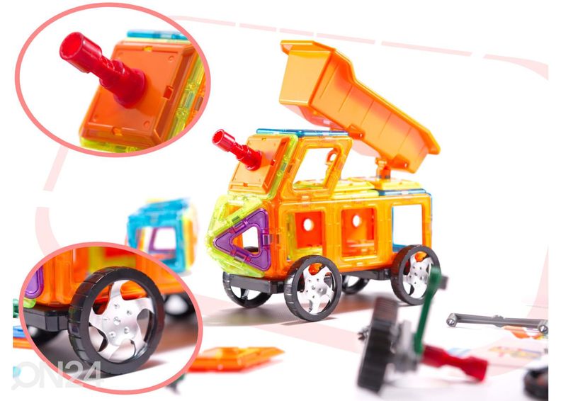 Magnetkonstruktor Masinad 162 tk Magical Magnet suurendatud