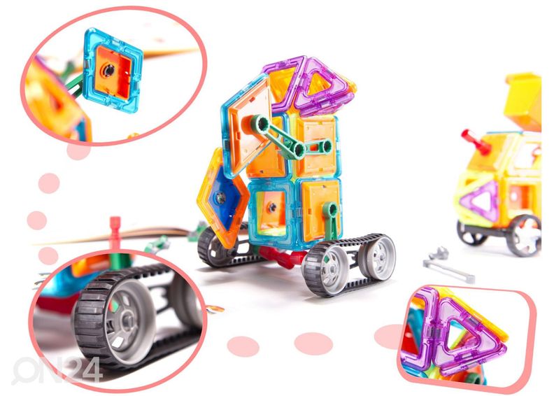 Magnetkonstruktor Masinad 162 tk Magical Magnet suurendatud