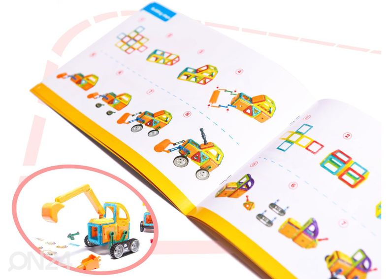 Magnetkonstruktor Masinad 162 tk Magical Magnet suurendatud