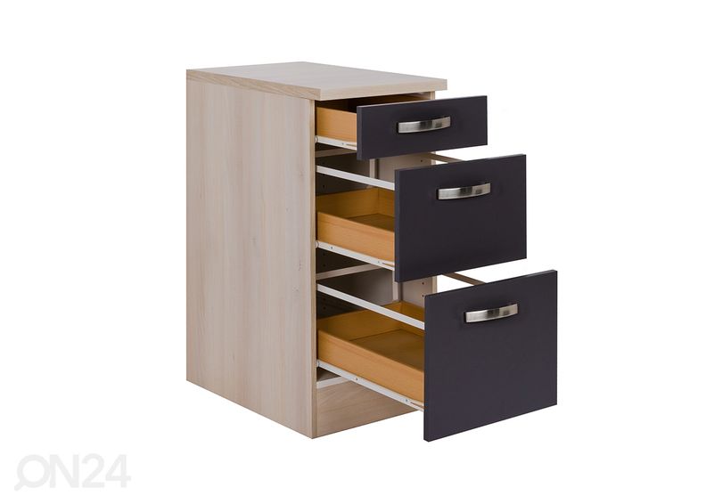 Majandusruumi alumine sahtlitega kapp Porto 40 cm suurendatud