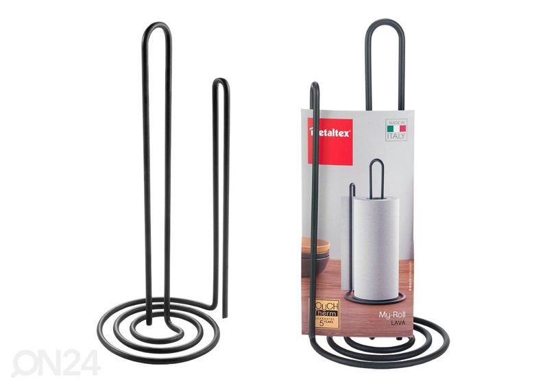 Majapidamispaberi hoidja My-Roll, must suurendatud