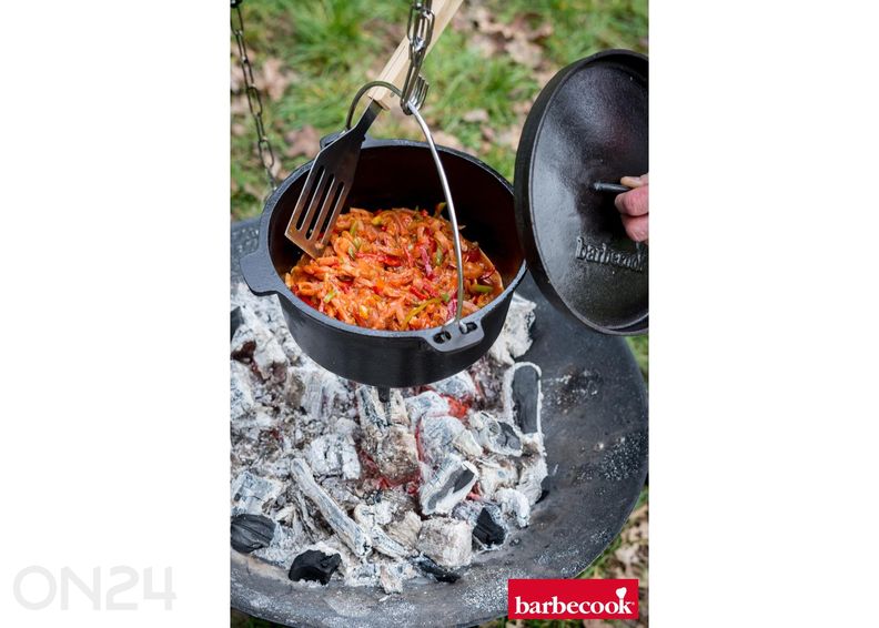 Malmist pott kaanega Barbecook 9 L, Ø 32 cm suurendatud