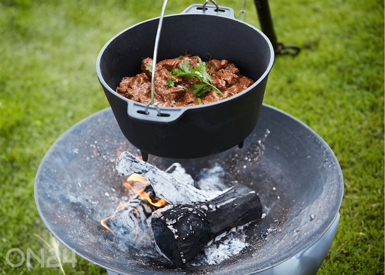 Malmist pott kaanega Barbecook 9 L, Ø 32 cm suurendatud