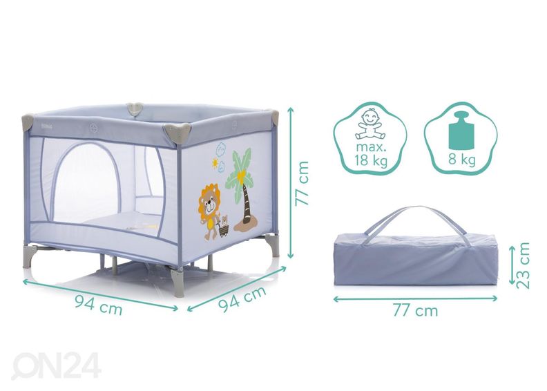 Maneež / reisivoodi lõvi hall, Fillikid suurendatud