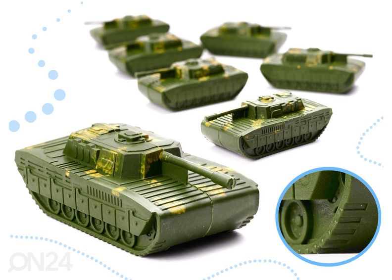 Mängufiguuride komplekt Sõdurid 307 elementi suurendatud