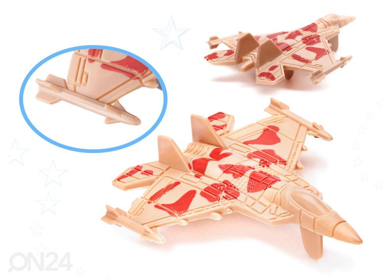 Mängufiguuride komplekt Sõdurid 307 elementi suurendatud