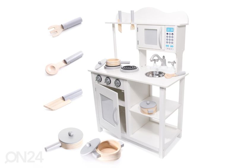 Mänguköök koos tarvikutega 85 cm suurendatud