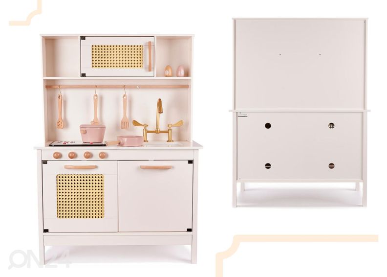 Mänguköök koos tarvikutega Retro Boho 100 cm suurendatud